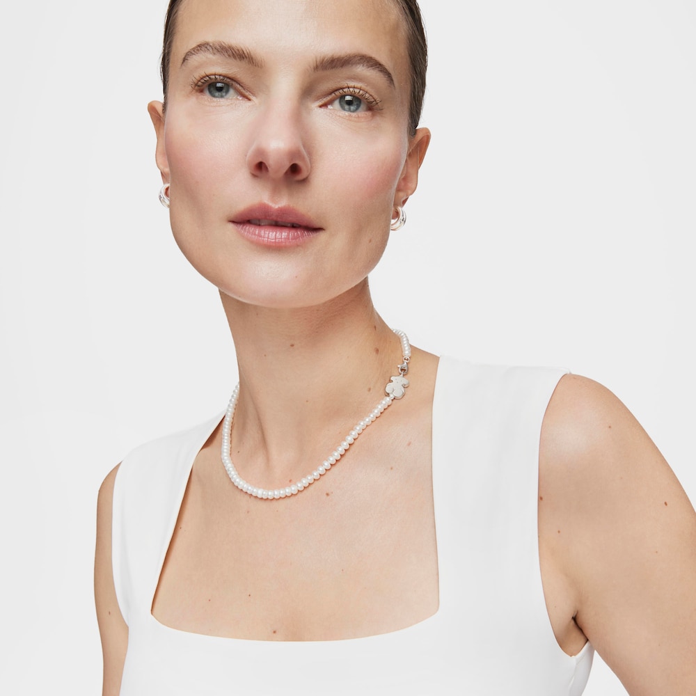 Collar Sweet Dolls de perlas y plata