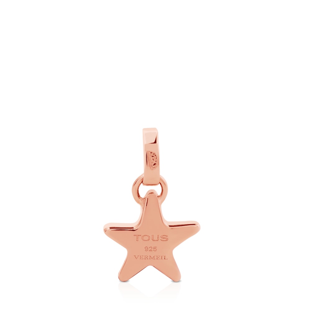 Rose Silver Vermeil Sweet Dolls star Pendant image number 1