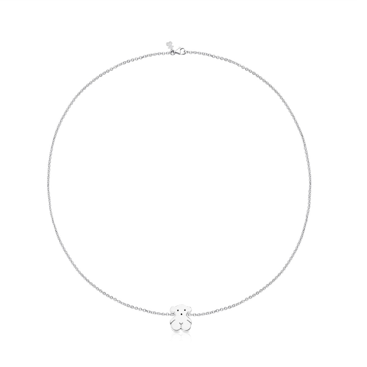 Collar oso de plata Sweet Dolls
