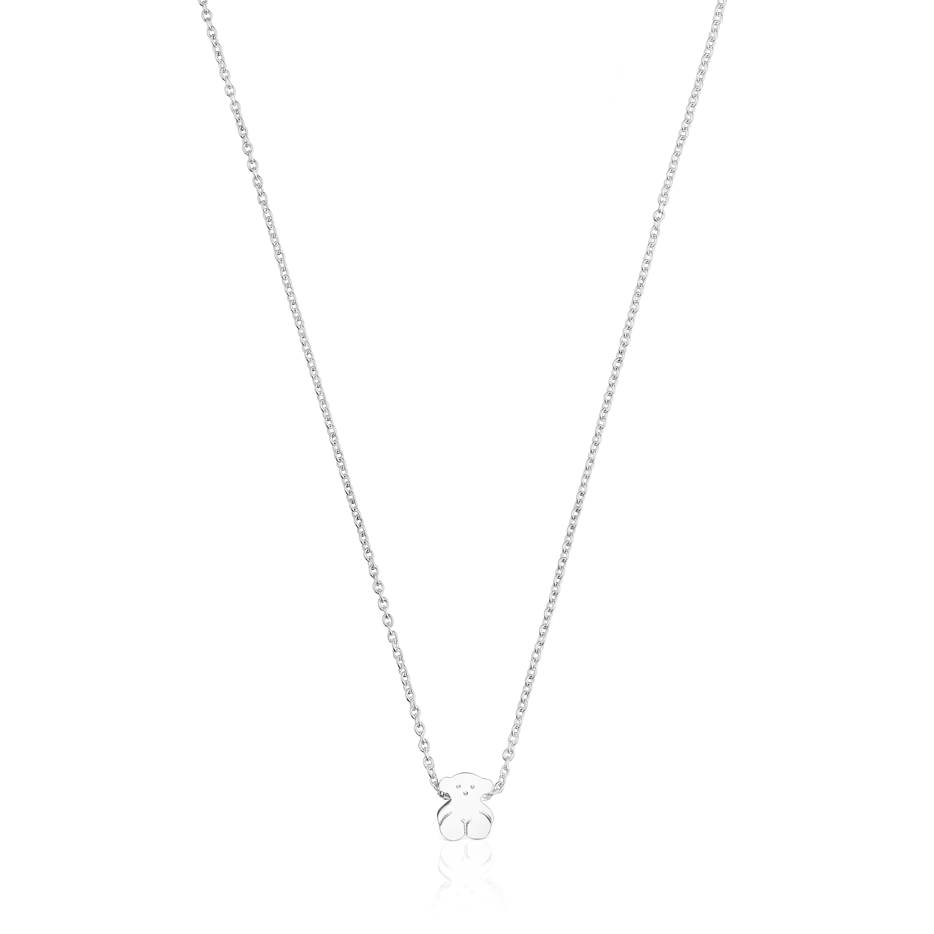 Collar oso de plata Sweet Dolls