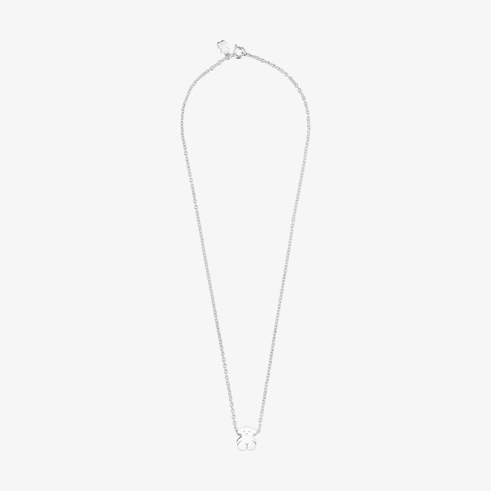 Collar oso de plata Sweet Dolls