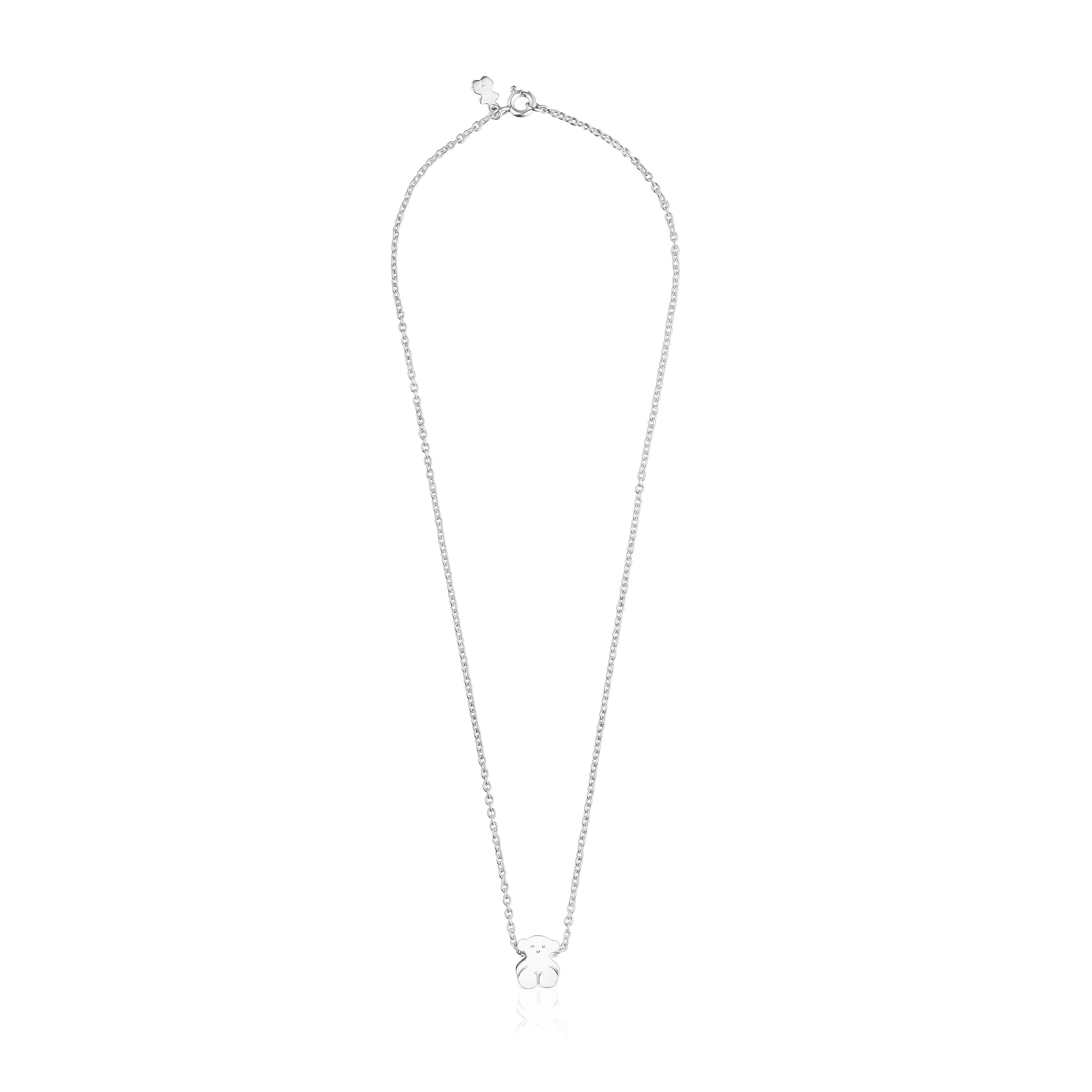 Collar oso de plata Sweet Dolls