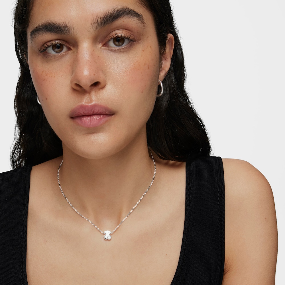 Collar oso de plata Sweet Dolls