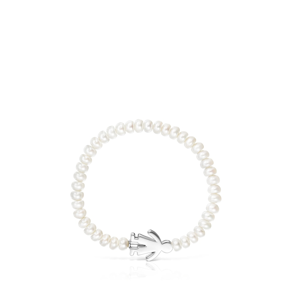 Pulsera niño de perlas y plata Sweet Dolls image number 1