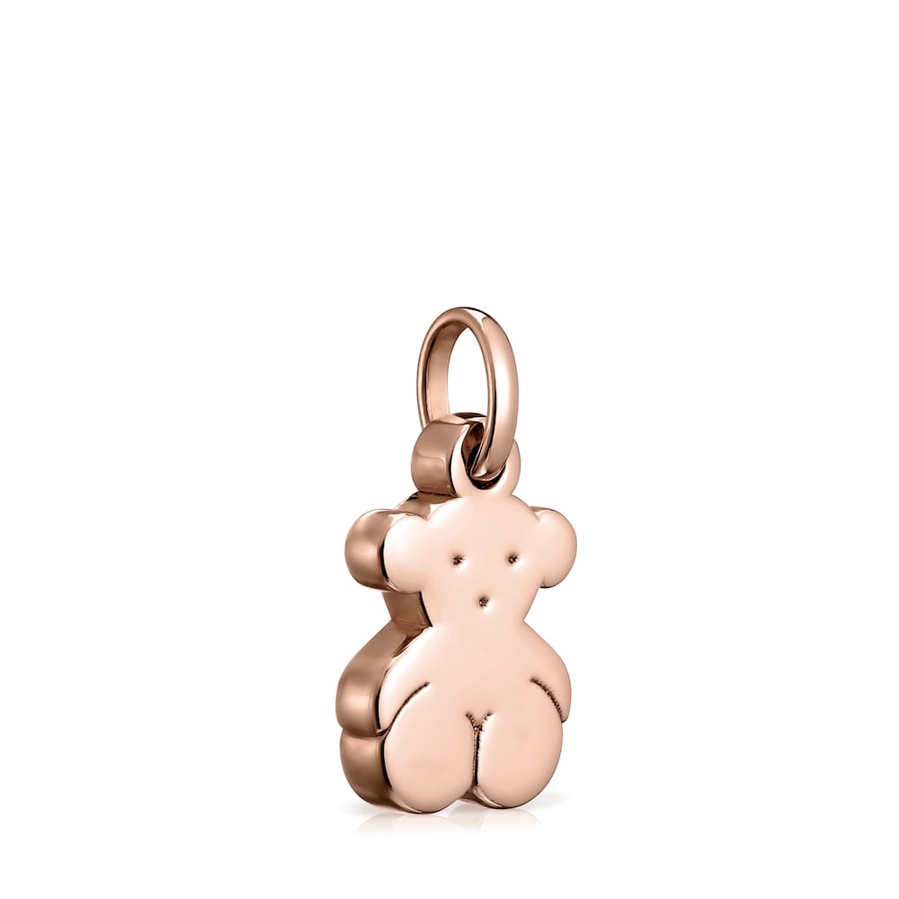Colgante pequeño oso con baño de oro rosa 18 kt sobre plata Sweet Dolls image number 1