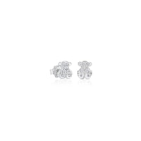 Pendientes de oro blanco y diamantes motivo oso TOUS Bear
