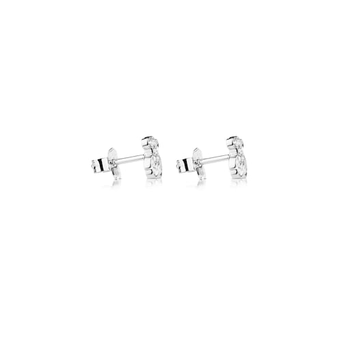 White Gold TOUS Bear Earrings with Diamonds Bear motif