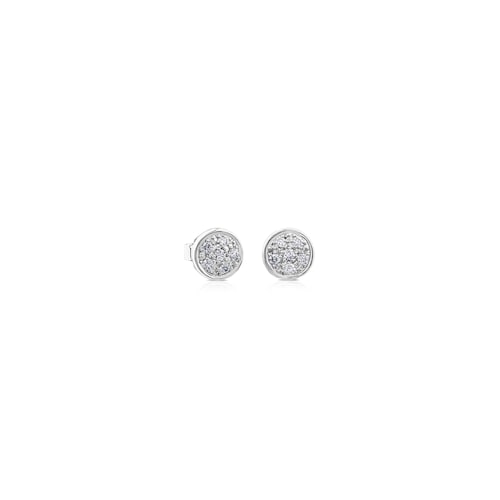 White Gold Super Micro Earrings with Diamonds