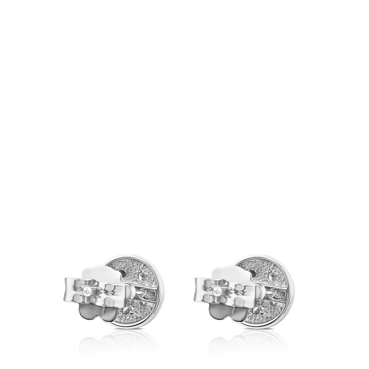 White Gold Super Micro Earrings with Diamonds