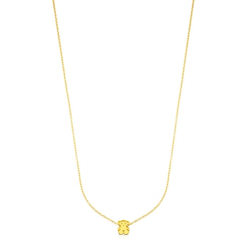Collar pequeño de oro motivo oso Sweet Dolls