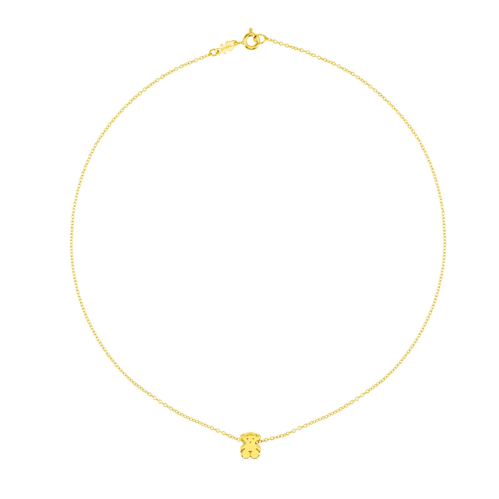 Collar pequeño de oro motivo oso Sweet Dolls
