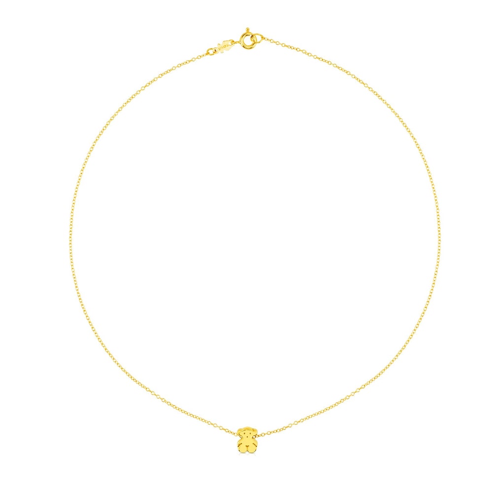 Collar pequeño de oro motivo oso Sweet Dolls image number 2