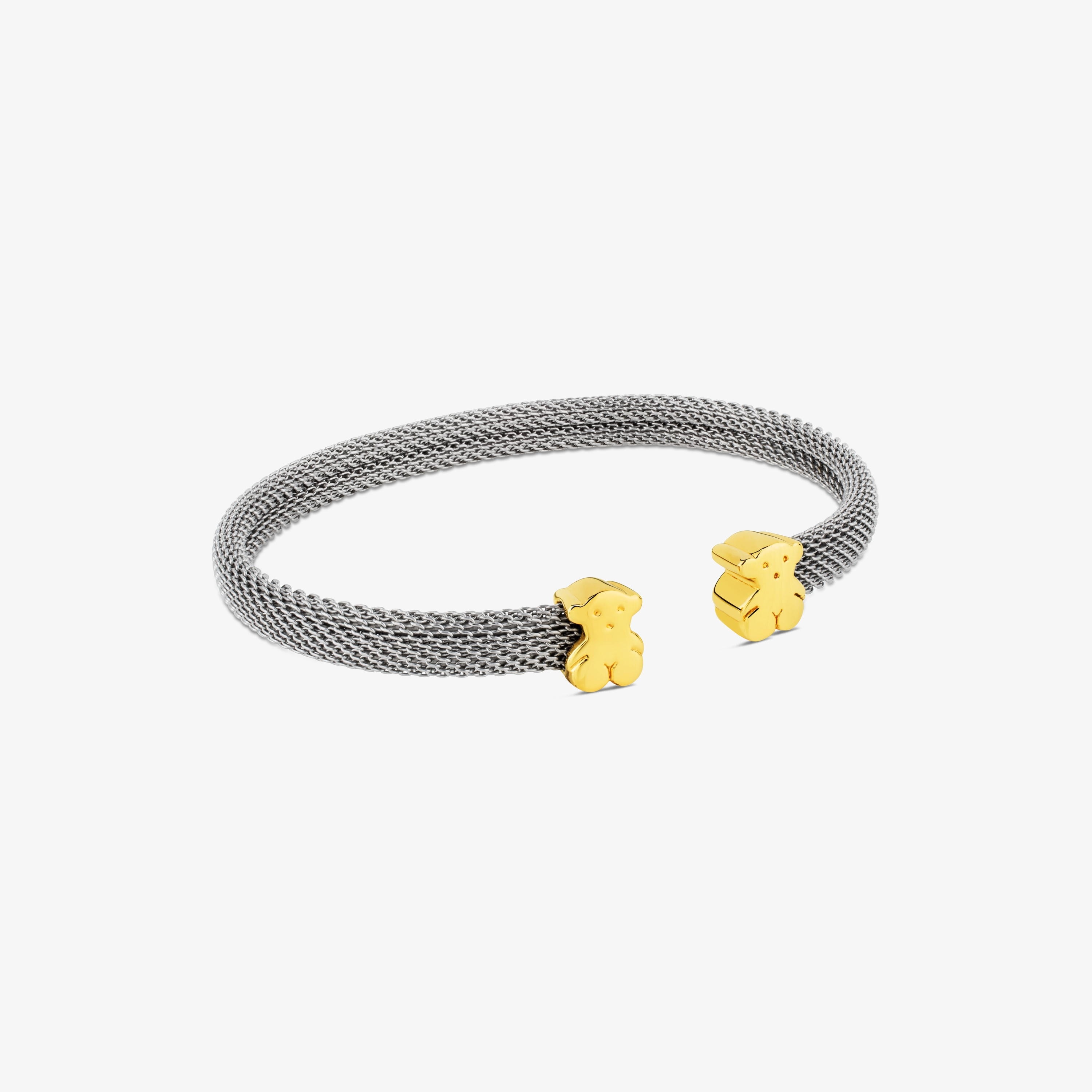18K solid gold and Steel Sweet Dolls Bracelet | TOUS