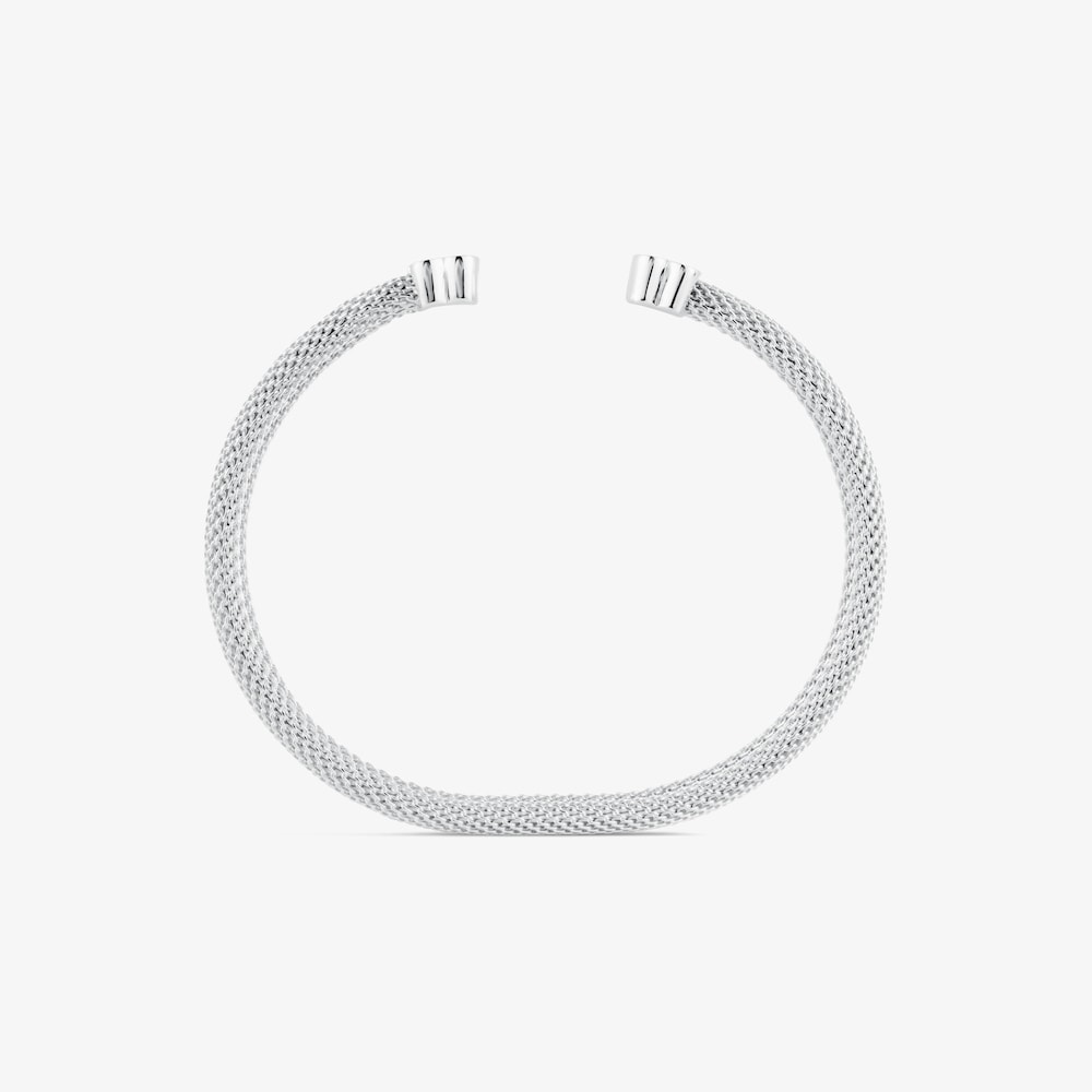 Mesh TOUS Silver Bangle Bear motif