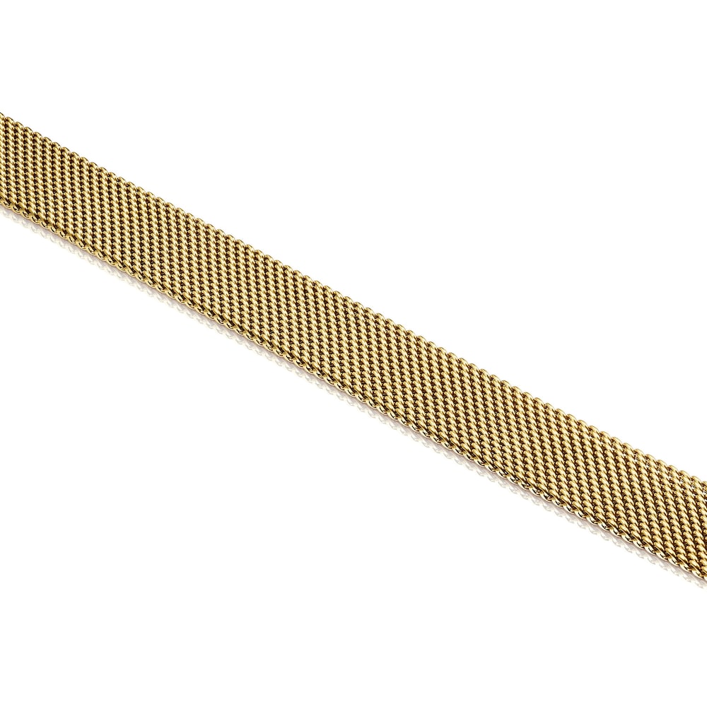 Gargantilla de acero IP dorado Mesh Gargantilla de acero IP dorado Mesh