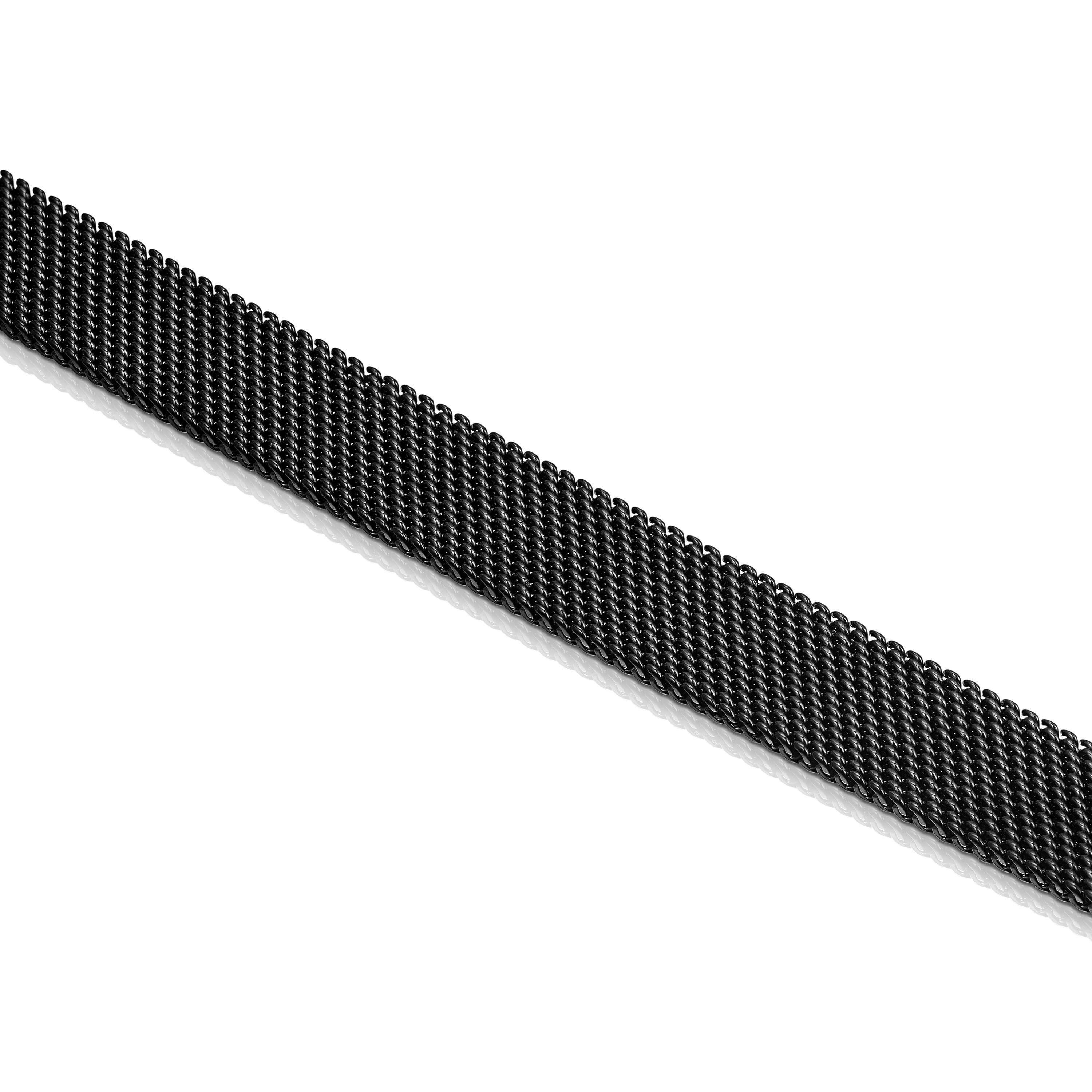 Black IP Steel Mesh Choker