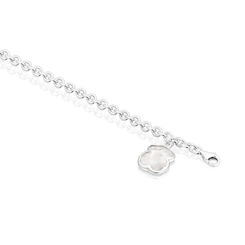 Pulsera de plata y cristal de roca Sweet Dolls Color