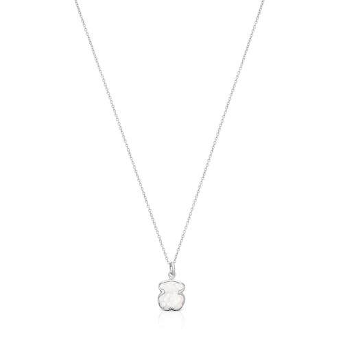 Collaret Sweet Dolls Color de plata i Cristall de roca image number 0