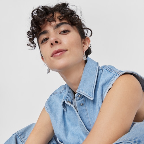 Pendientes de plata y cristal de roca Sweet Dolls Color