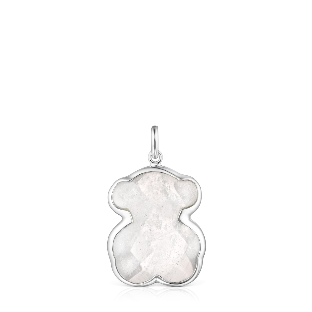 Silver and rock Crystal Sweet Dolls Color Pendant