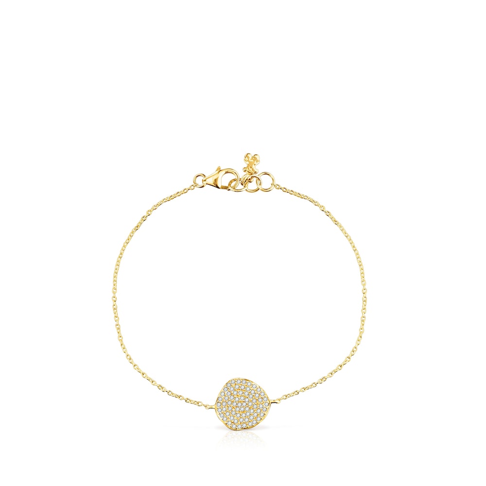 Pulsera de oro y diamantes Nenufar