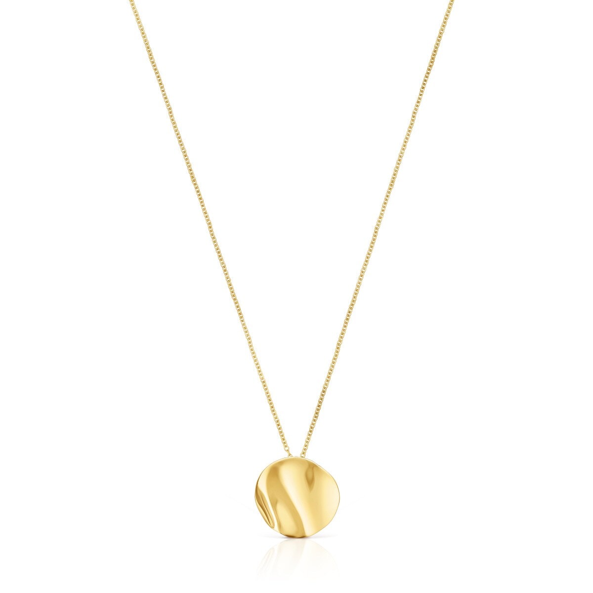 Silver Vermeil Nenufar petal Necklace