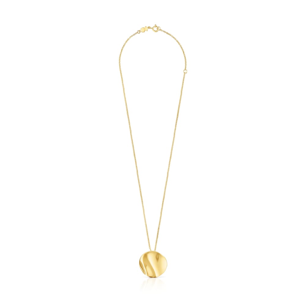 18K gold vermeil Nenufar petal Necklace