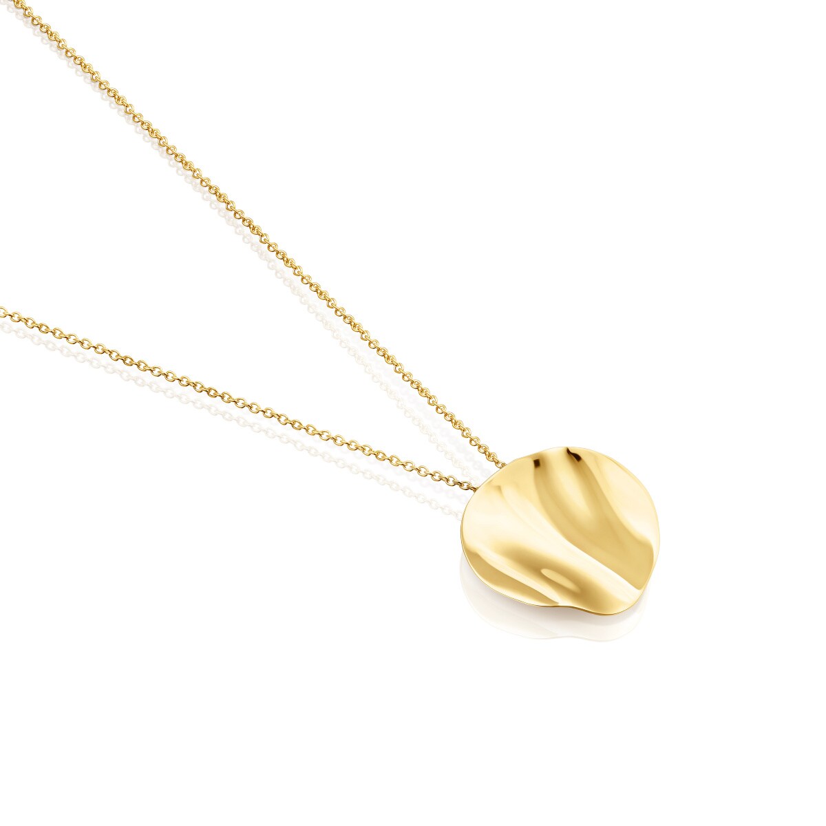 Silver Vermeil Nenufar petal Necklace