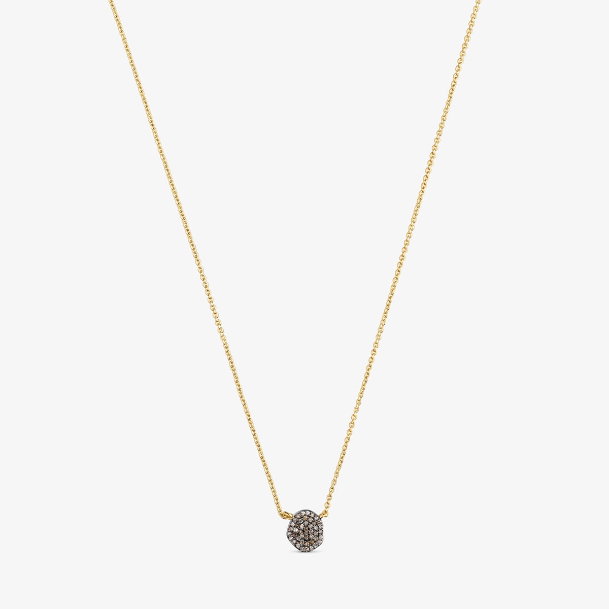 Tous - Collar Con Baño De Oro 18 Kt Sobre Plata Y Diamantes Nenufar - Dorado