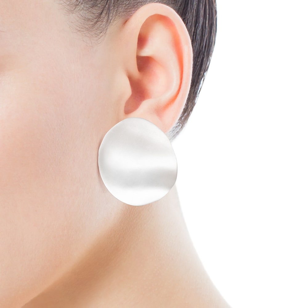 Silver Nenufar Earrings