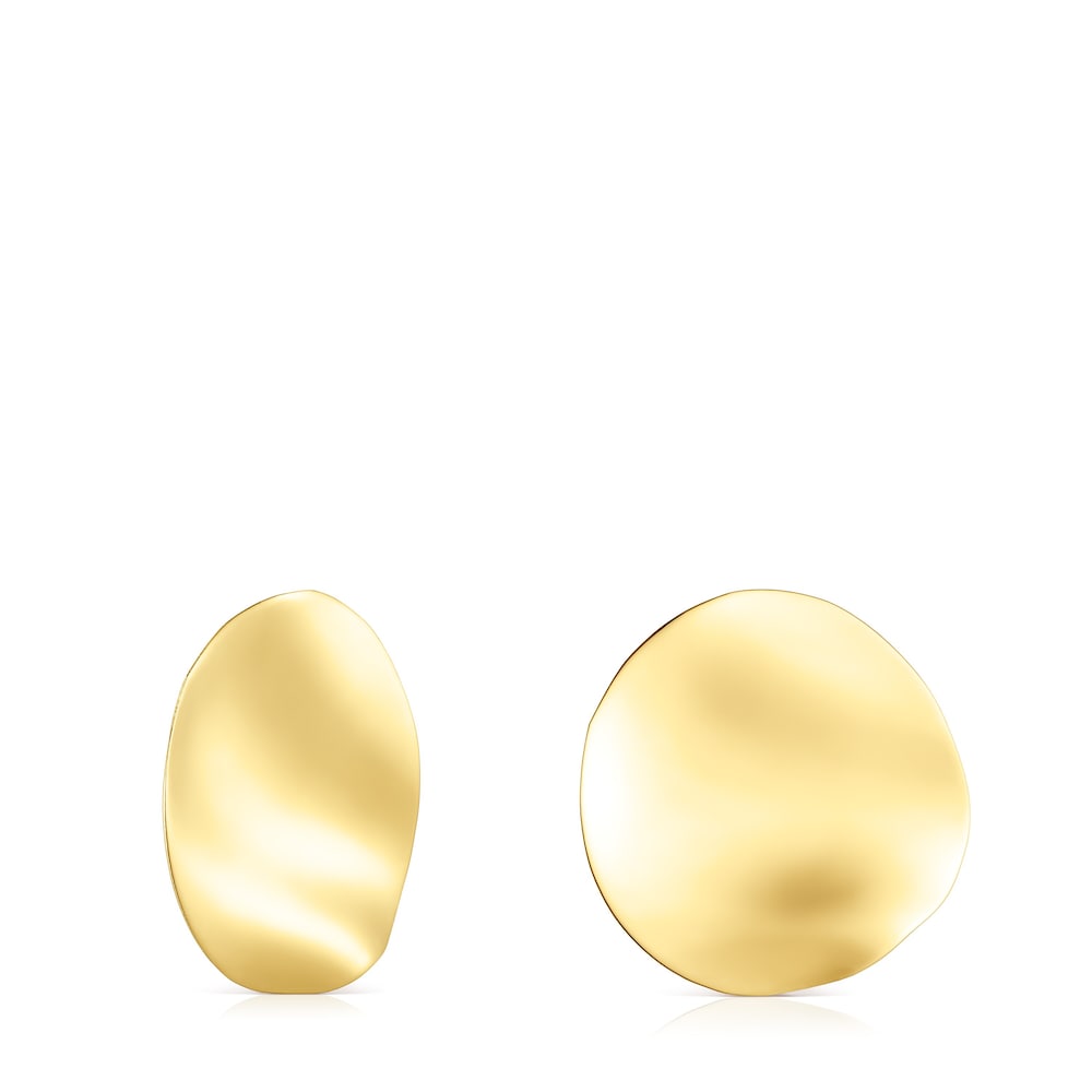 Silver Vermeil Nenufar petal Earrings