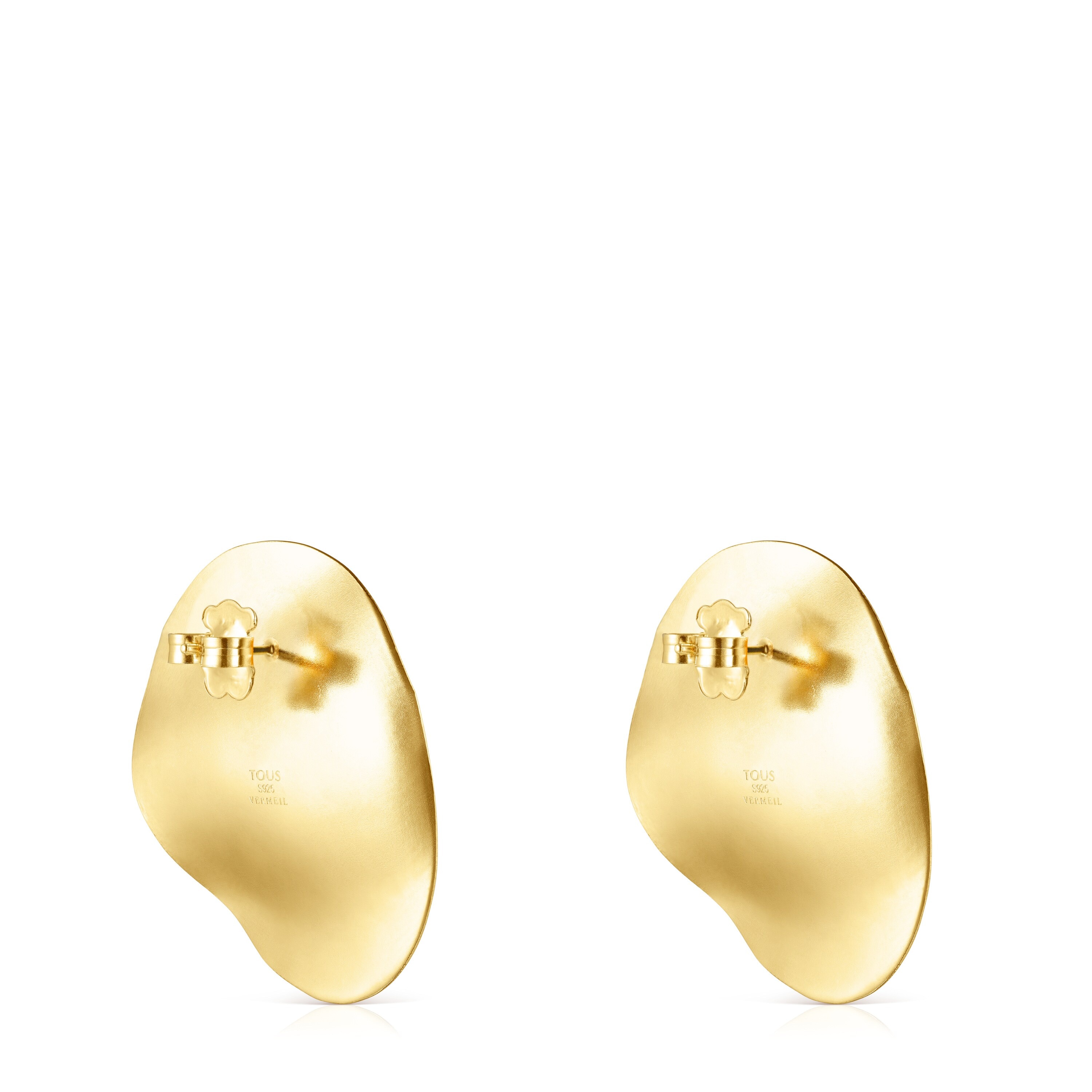 18K gold vermeil Nenufar petal Earrings