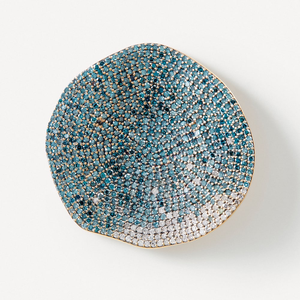 Kolczyki ze złota z oszlifowanymi diamentami TOUS ATELIER