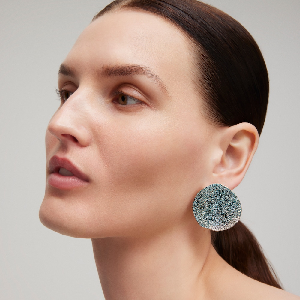 Kolczyki ze złota z oszlifowanymi diamentami TOUS ATELIER