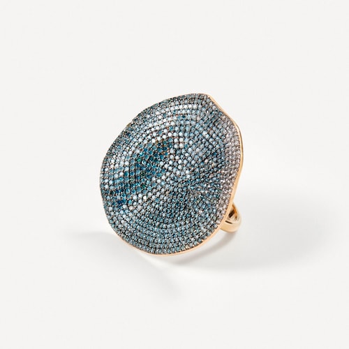 Ring in gold with treated diamonds TOUS ATELIER