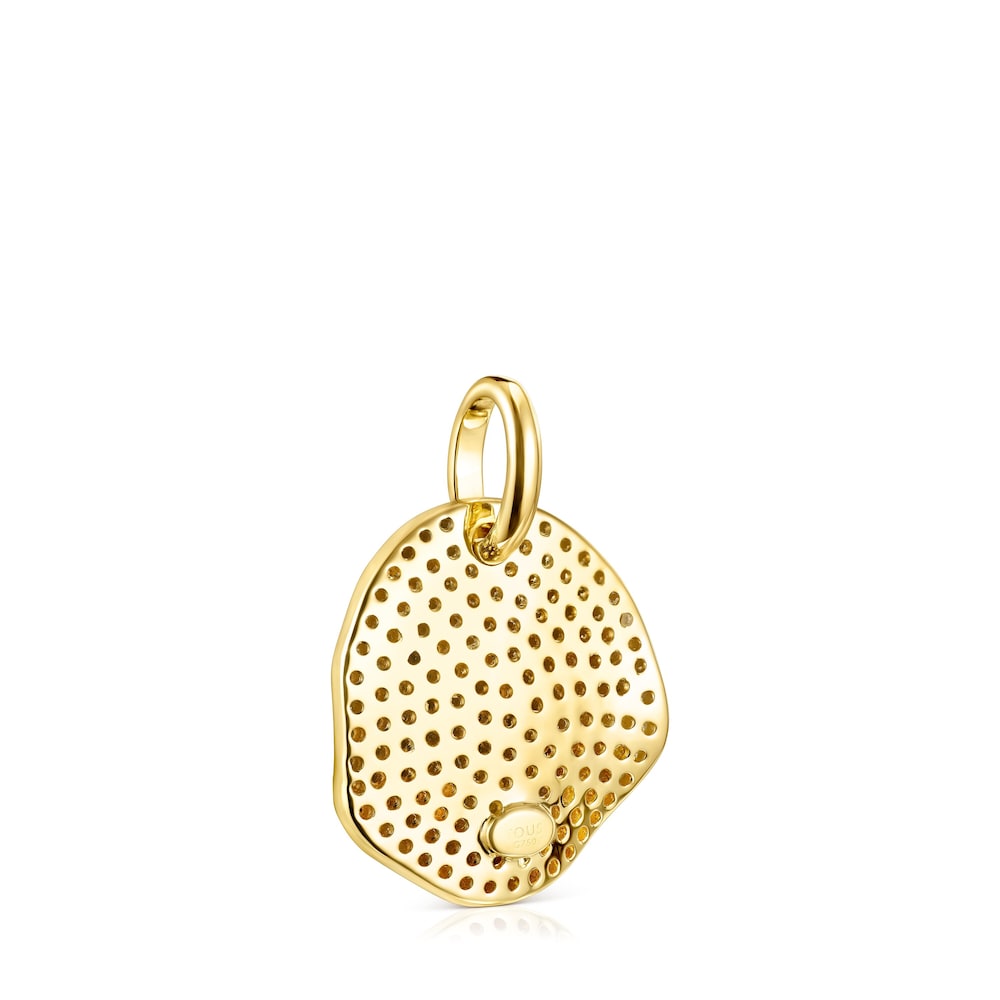Colgante grande de oro y diamantes Nenufar image number 2