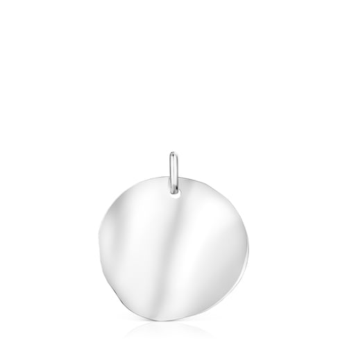 Colgante p&eacute;talo de plata Nenufar