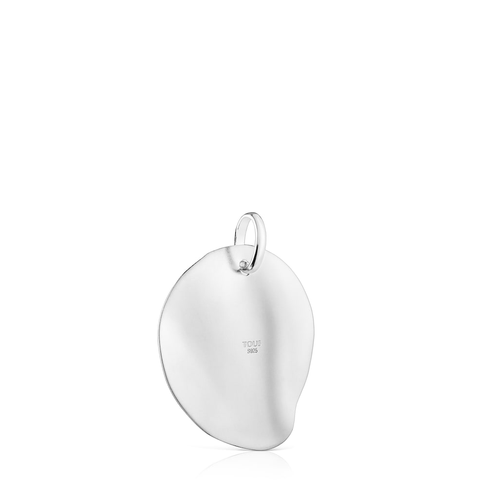 Dije Nenufar p&eacute;talo de plata