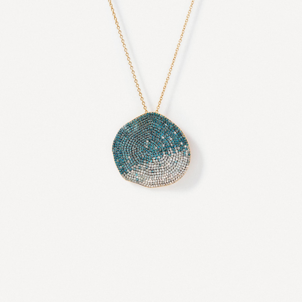 Naszyjnik z białego złota z oszlifowanymi diamentami TOUS ATELIER