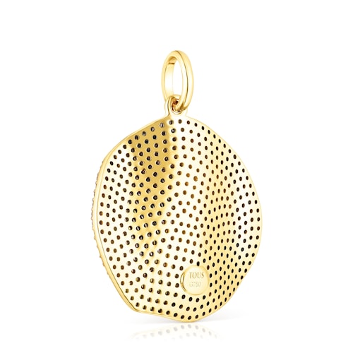 Gold Pendant with yellow diamonds TOUS ATELIER Nenufar