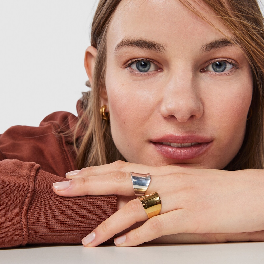 Anel Nenufar em Prata