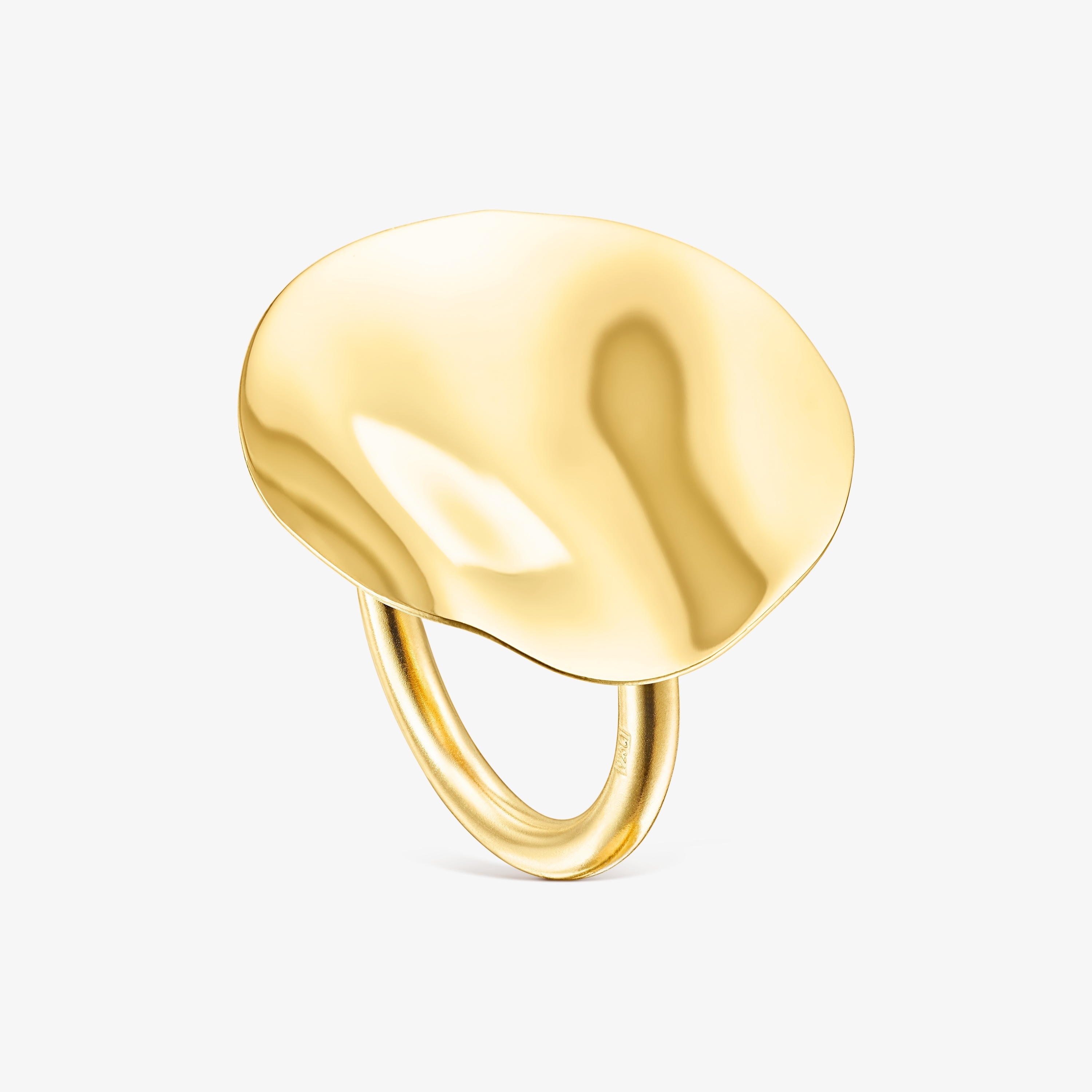 18K gold vermeil Nenufar petal Ring