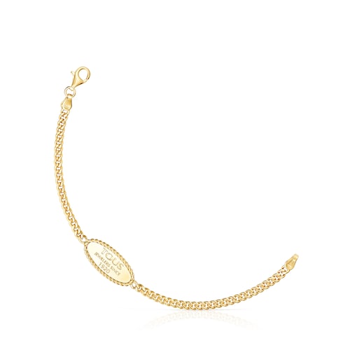 Pulsera Minne TOUS con ba&ntilde;o de oro 18 kt sobre plata