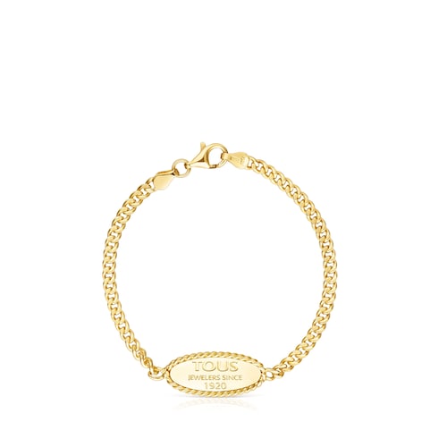 Pulsera con baño de oro 18 kt sobre plata Minne TOUS