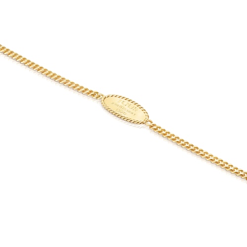 Pulsera con baño de oro 18 kt sobre plata Minne TOUS