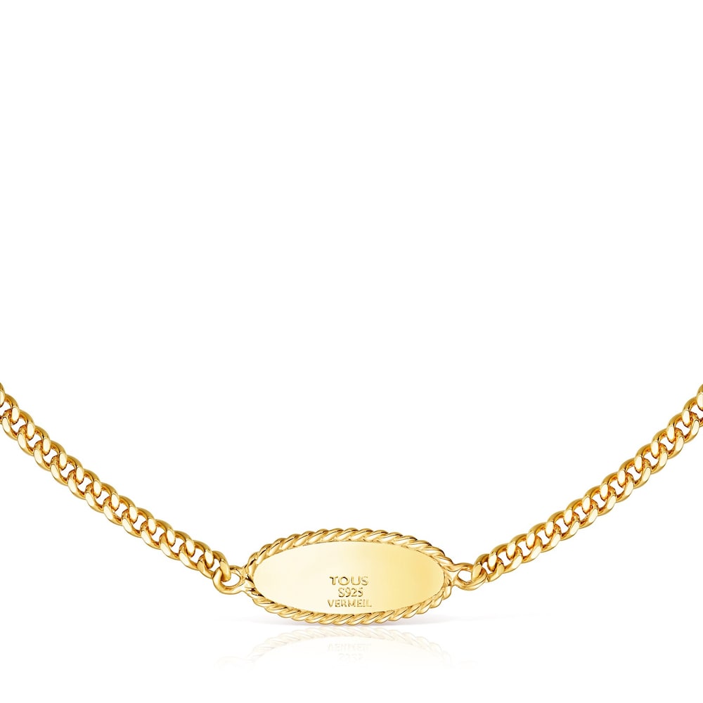 Pulsera Minne TOUS con ba&ntilde;o de oro 18 kt sobre plata