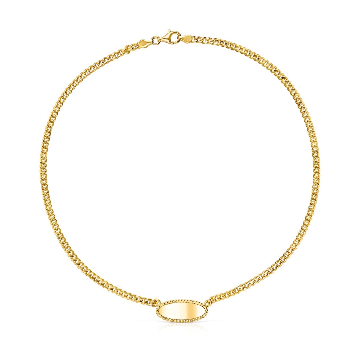 Tous - Collar Con Baño De Oro 18 Kt Sobre Plata Minne - Dorado