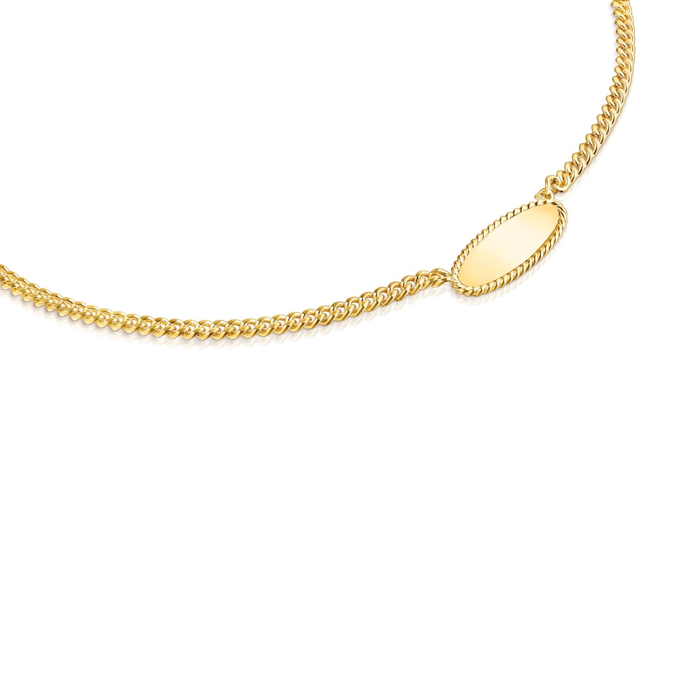 Silver Vermeil Minne Necklace image number 1
