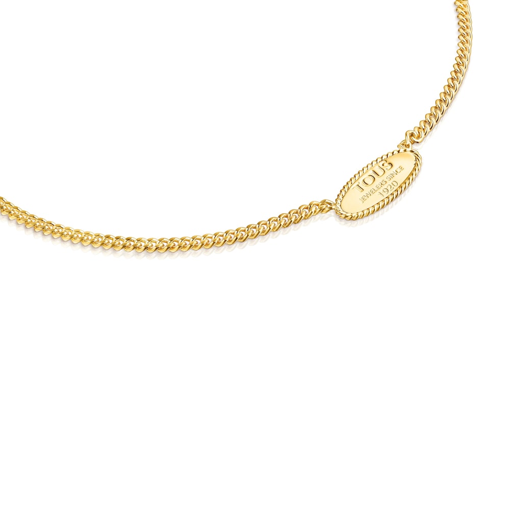 18K gold vermeil TOUS Minne Necklace