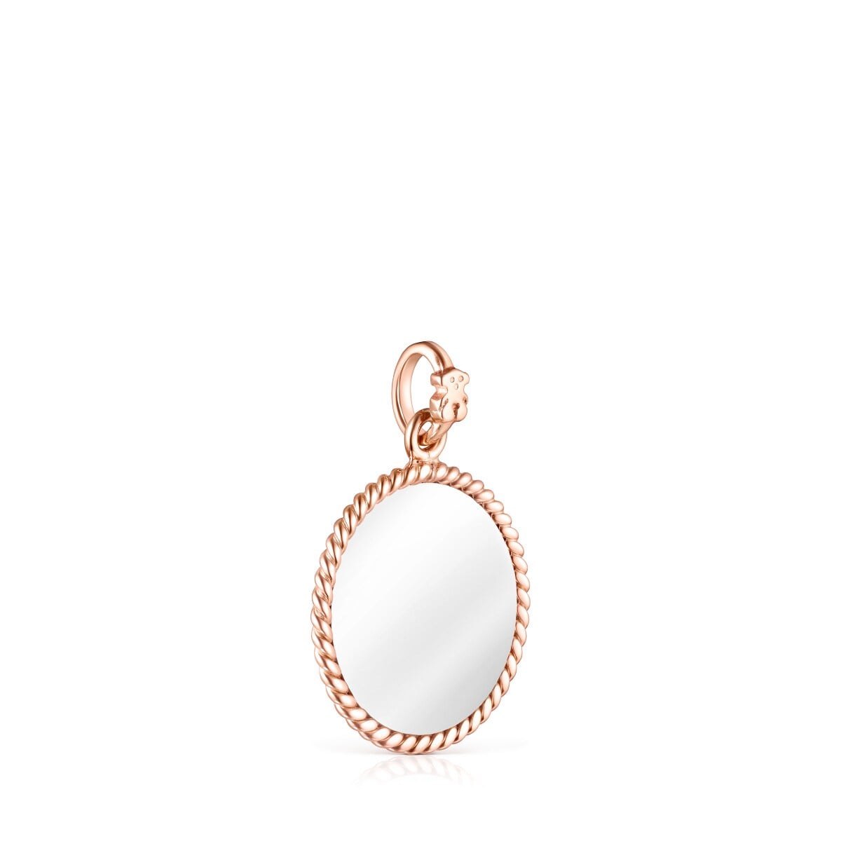 Silver and Rose Silver Vermeil Minne Pendant